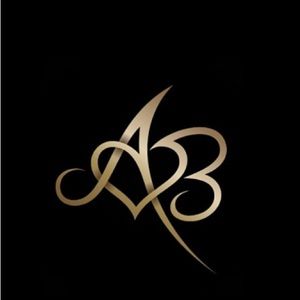 Gold Purple  Diamond  spinning Necklace